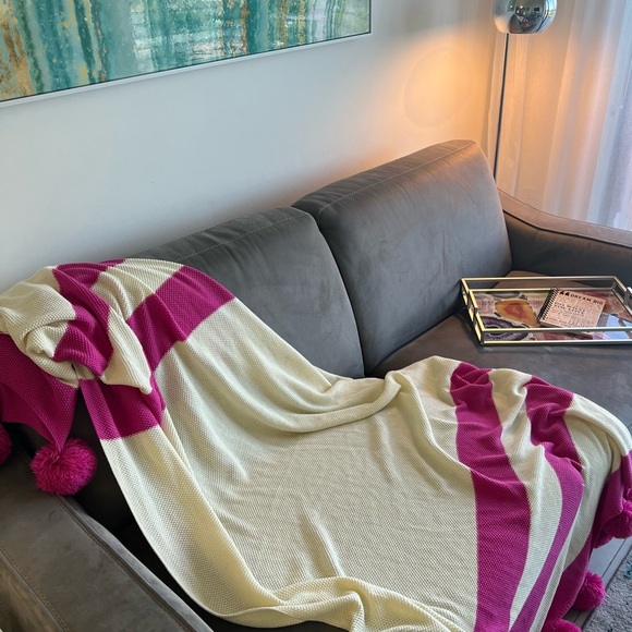 100% cotton Knit throw - Picture 9 of 11